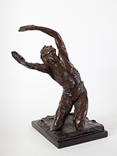 Enzo Plazotta Bronze Sculpture of a Male Figure