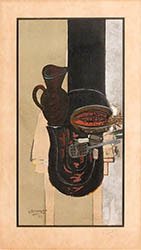 Georges Braque Lithograph La Table de Cuisine. Click on this image to see the full size image and to read more on Georges Braque.