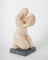 James Horan Stone Carving Reclining Man